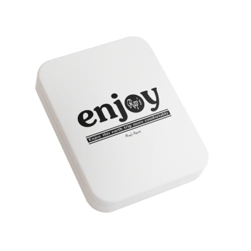 enjoy（BLACK） Flat Tin Case