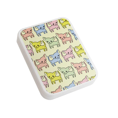 ゆるチワワ（ポップ） Flat Tin Case