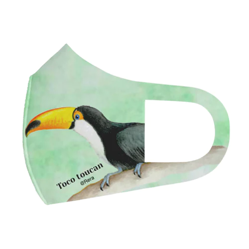 Toco toucan フルグラフィックマスク