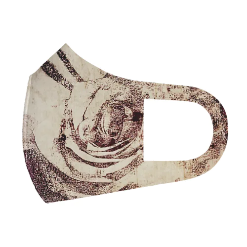 Sepia Rose フルグラフィックマスク