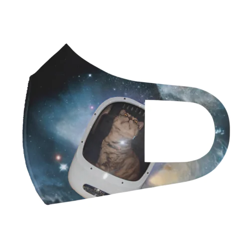Space Cat Face Mask
