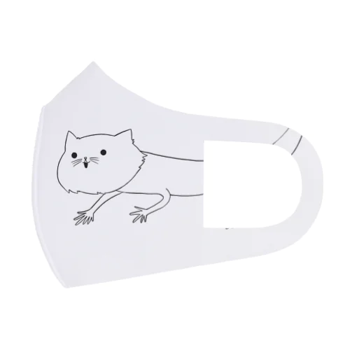 ねことかげ Face Mask