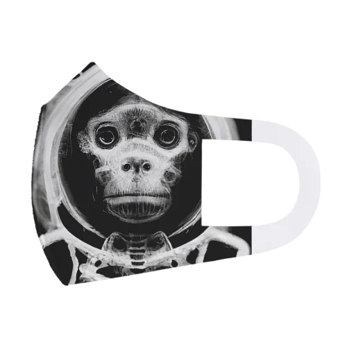 Space Monkey #2 Face Mask