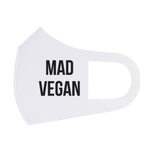 mad vegan（黒文字） フルグラフィックマスク