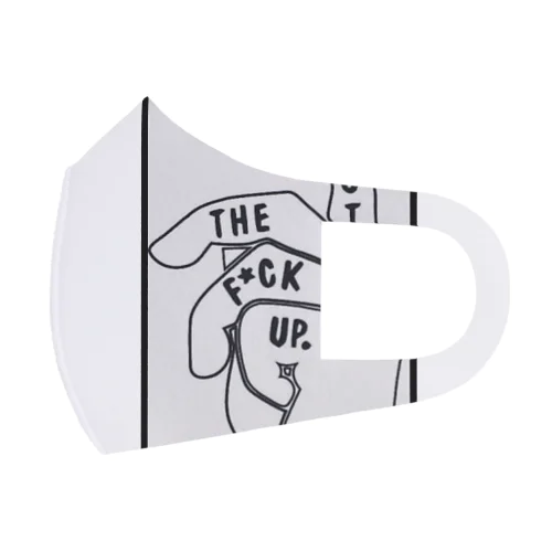 SHUT THE FUCK UP💋 フルグラフィックマスク