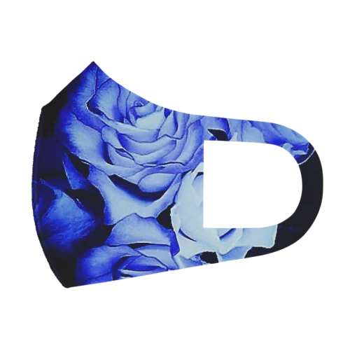 BLUE Rose Face Mask