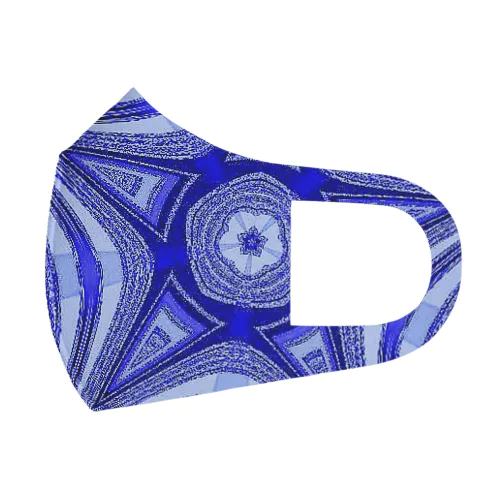 Blue Star Face Mask