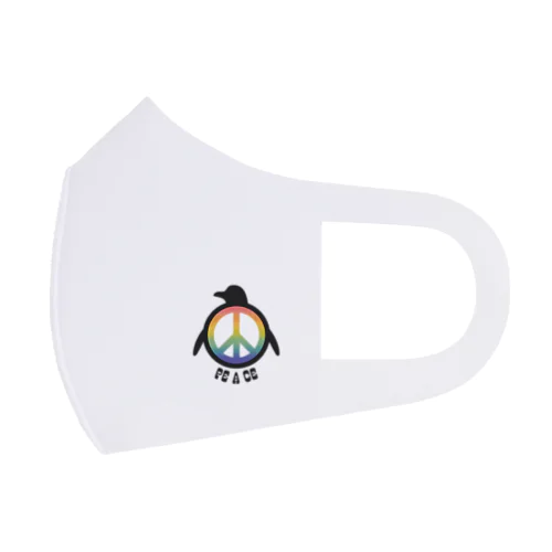 Peace Penguin Face Mask