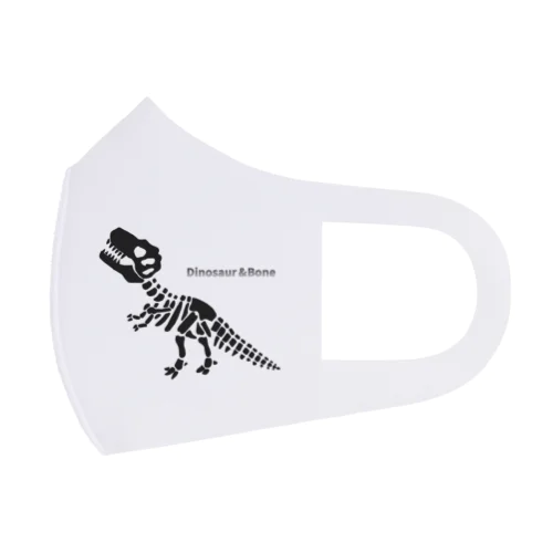 恐竜の化石マスク フルグラフィックマスク