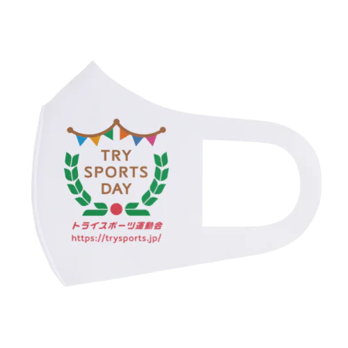 トライスポーツ運動会　スタンダードTシャツ Face Mask