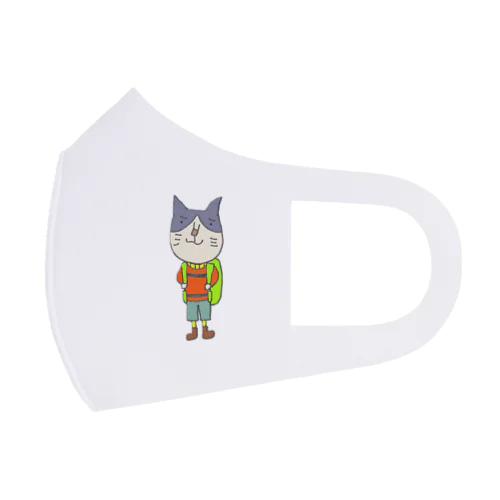 猫ちゃんお仕事シリーズ☆登山家日本猫さん Face Mask