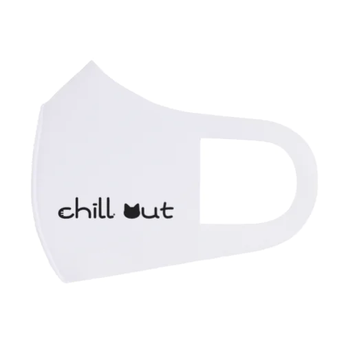 chill out(黒文字ver.) Face Mask