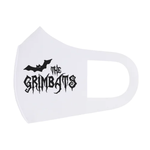 GRIMBATS logo-1 Black フルグラフィックマスク