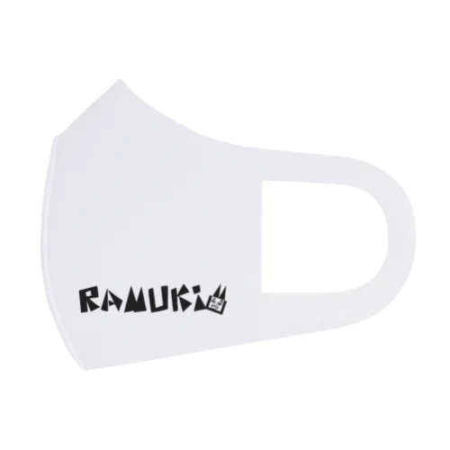 RAMUKiブランドロゴ フルグラフィックマスク
