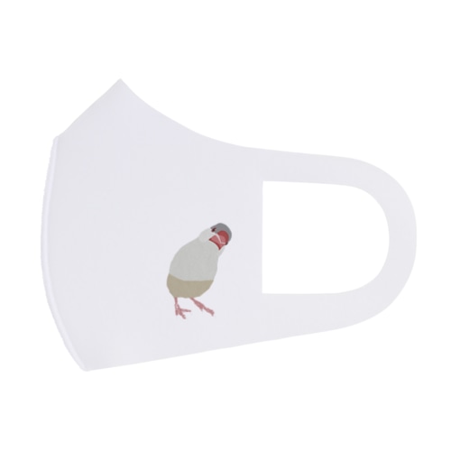 クリームイノ文鳥 Face Mask