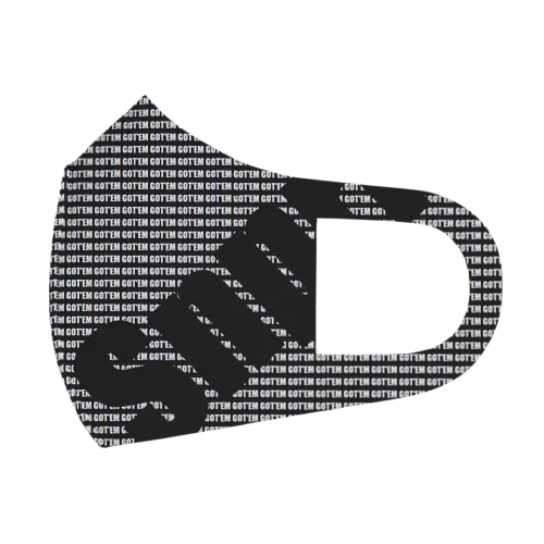 GOT'EM柄（黒） Snprince logo フルグラフィックマスク