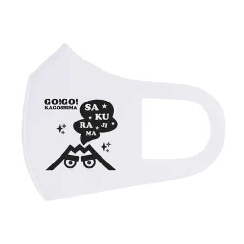 GO!GO!KAGOSHIMA 桜島くん フルグラフィックマスク