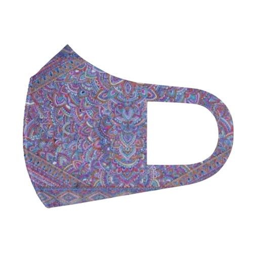 模様紫 Face Mask