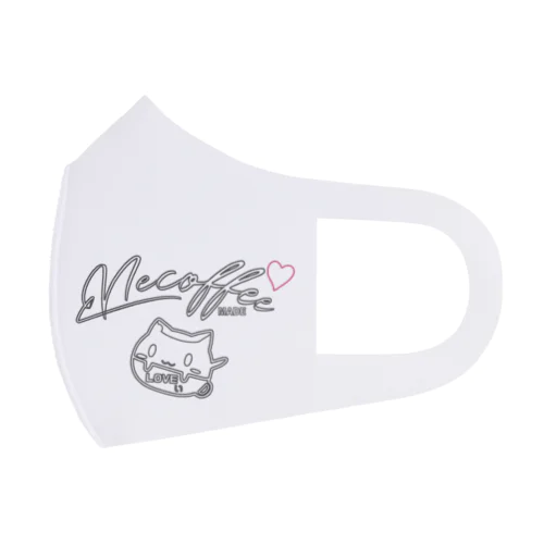 Tシャツペット　ネコーヒーLOVEぃちゃん❤️ Face Mask