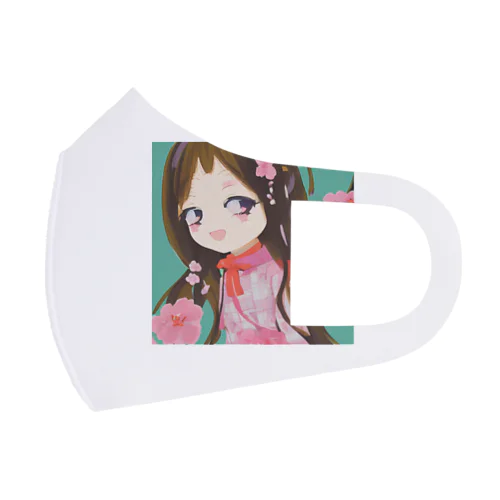 かわいい　女の子 Face Mask