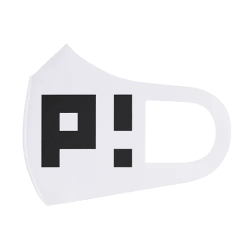 ピコピコ1文字ロゴ フルグラフィックマスク