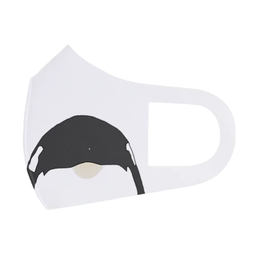呼んだ？とやってきたシャチ Face Mask