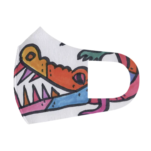 Krokotiiliくん　フィンランドのワニ フルグラフィックマスク