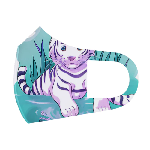 White Tiger Baby Sigi フルグラフィックマスク