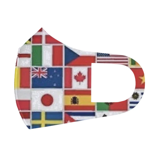 世界の国旗 フルグラフィックマスク