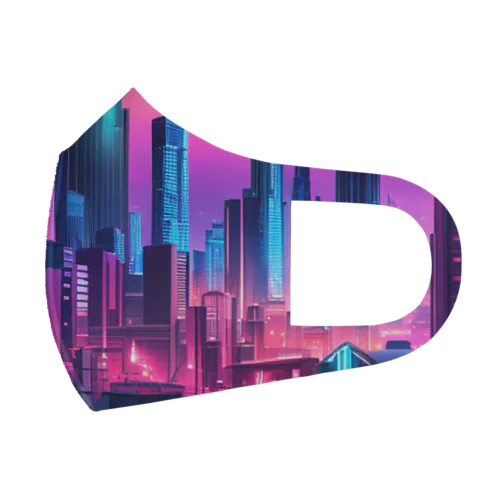 未来都市の視線　～Gaze of the Future City～ フルグラフィックマスク