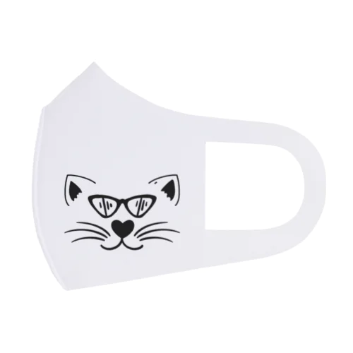 猫のシルエットシリーズ from 9CATS フルグラフィックマスク