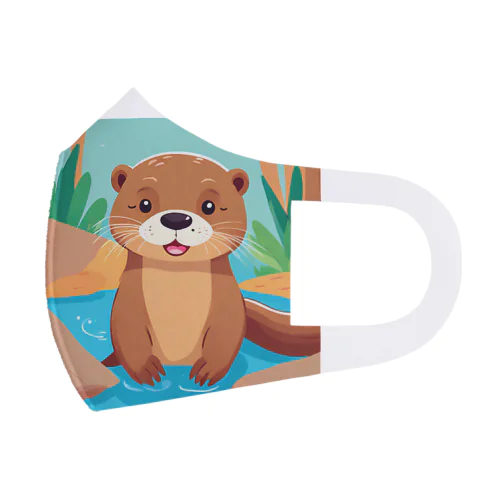 カワウソさん Face Mask