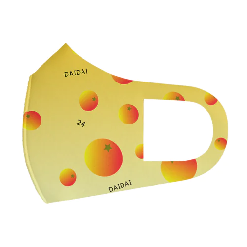 だいだい フルグラフィックマスク