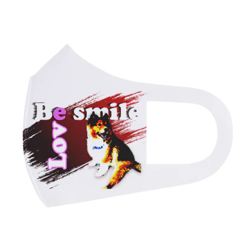 Be smile♡ フルグラフィックマスク