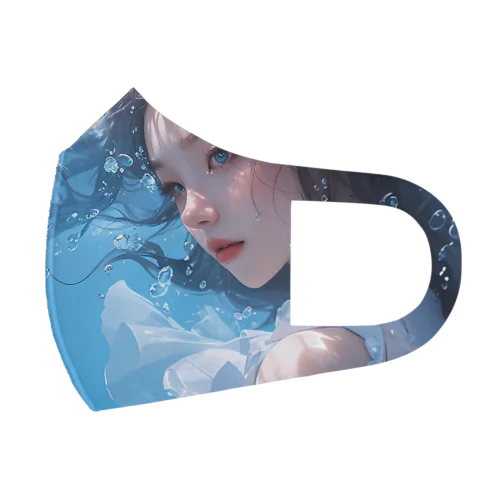 AI「水中美女」 Face Mask