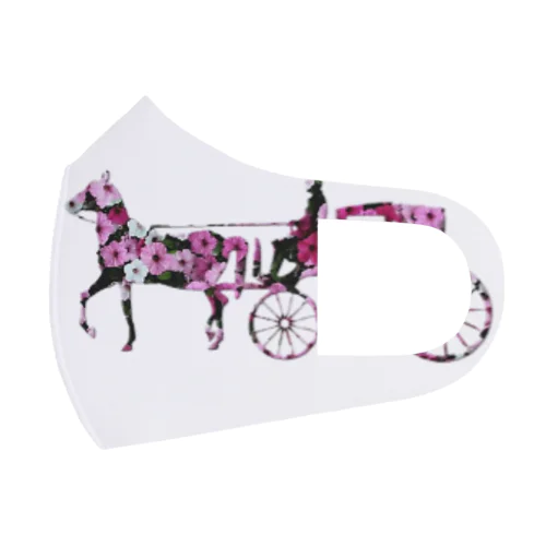 馬車　rose フルグラフィックマスク