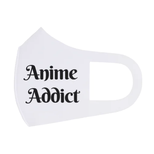 Anime Addict アニメ中毒 Face Mask