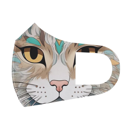 猫の魅力 フルグラフィックマスク
