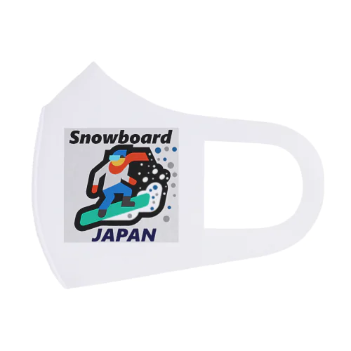 スノーボード（ snowboard ）素晴らしいボードライフをお祈りいたします。ご安全に！ フルグラフィックマスク