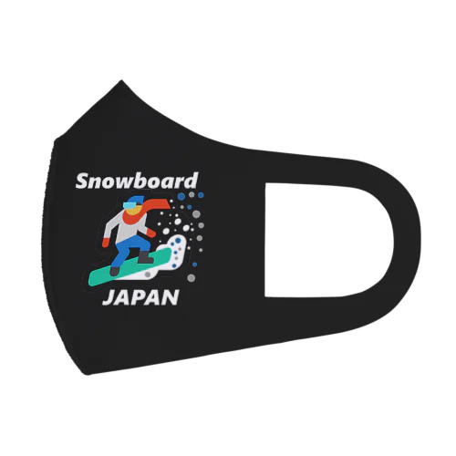 スノーボード（ snowboard ）素晴らしいボードライフをお祈りいたします。ご安全に！ フルグラフィックマスク