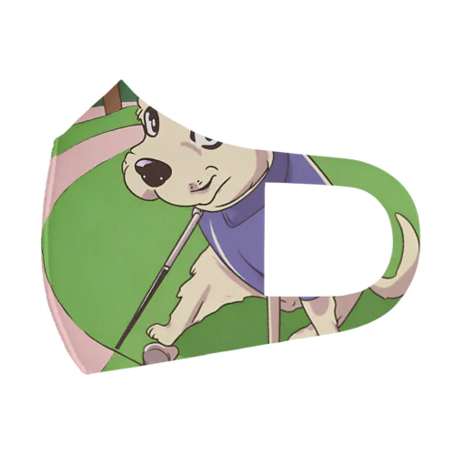 プロゴルファー犬 フルグラフィックマスク