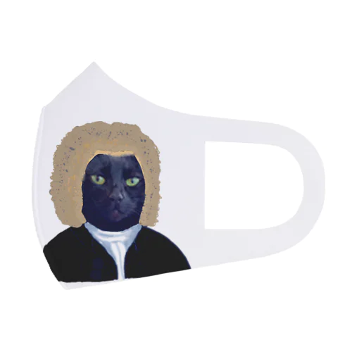 大作曲家になった黒猫BIBI フルグラフィックマスク