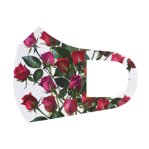 Redpink 26 Roses Face Mask