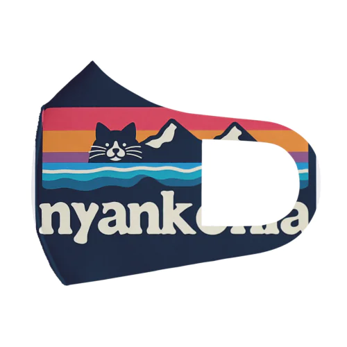 nyankonia　ニャンコニア　パロディ フルグラフィックマスク