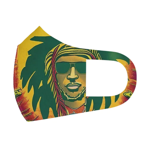 Sun and ReggaeMusic フルグラフィックマスク