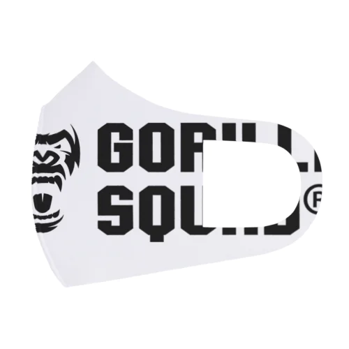 GORILLA SQUAD ロゴ黒 Face Mask