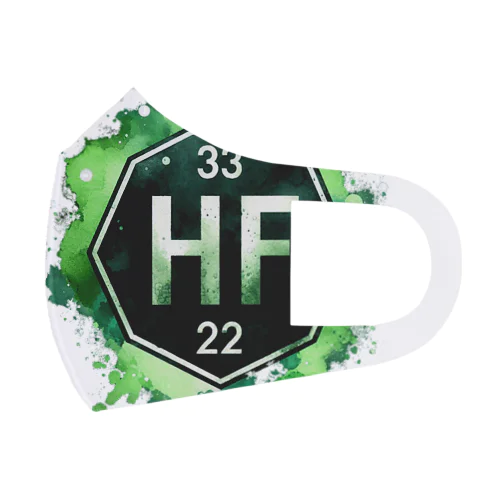 元素シリーズ　~ハフニウム Hf~ Face Mask