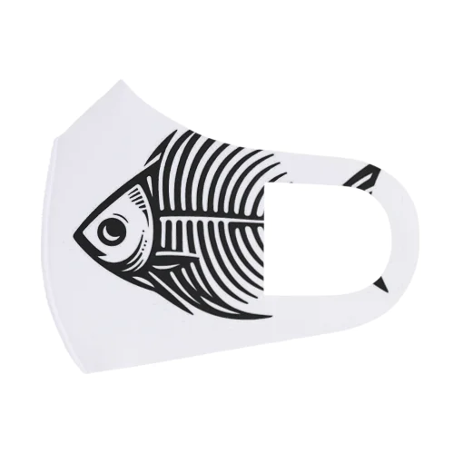 骨の魚 フルグラフィックマスク