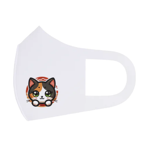 三毛猫のリリちゃん フルグラフィックマスク