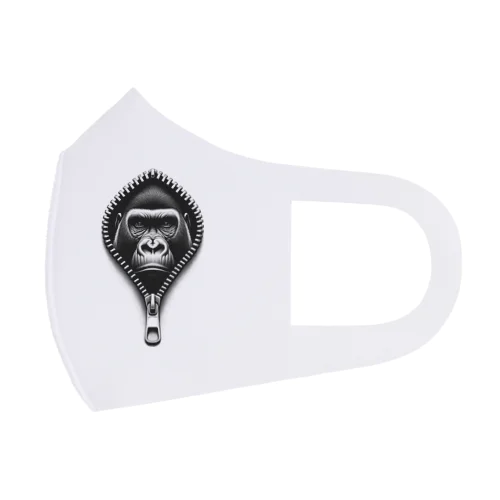 The Mighty Gorilla Zipper  Face Mask
